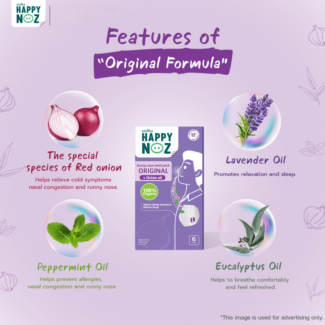 Happy Noz 100% Organic Onion Sticker for Adults