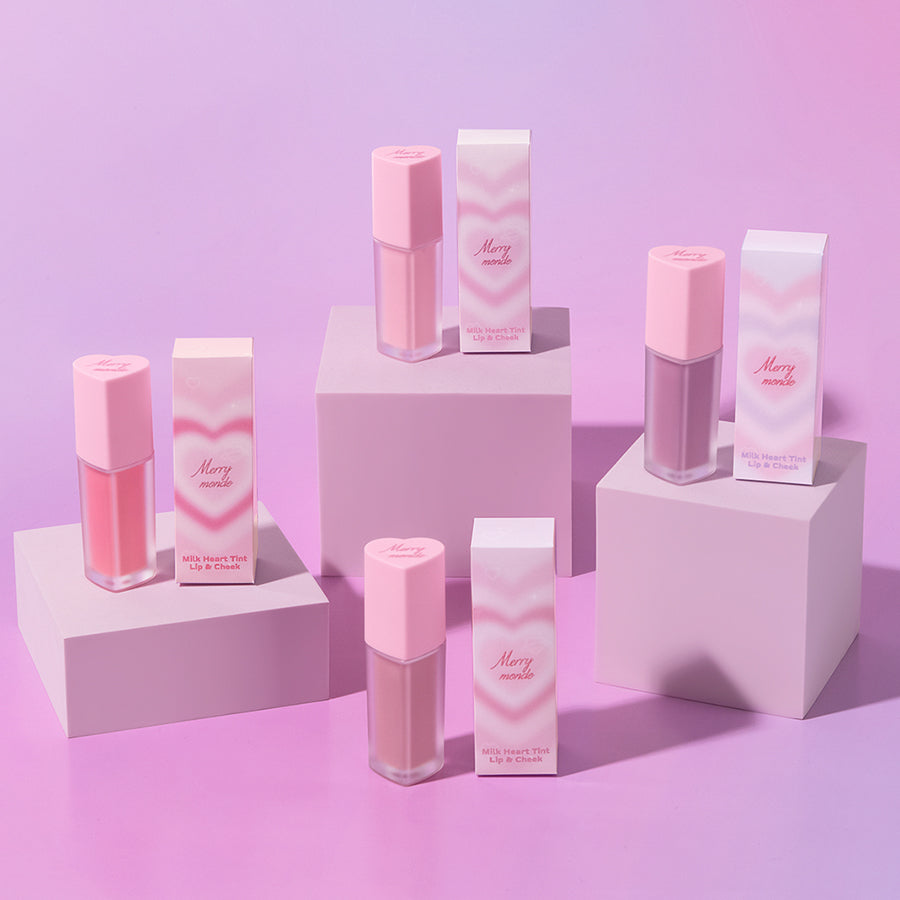 Merrymonde Milk Hear Tint Lip & Cheek