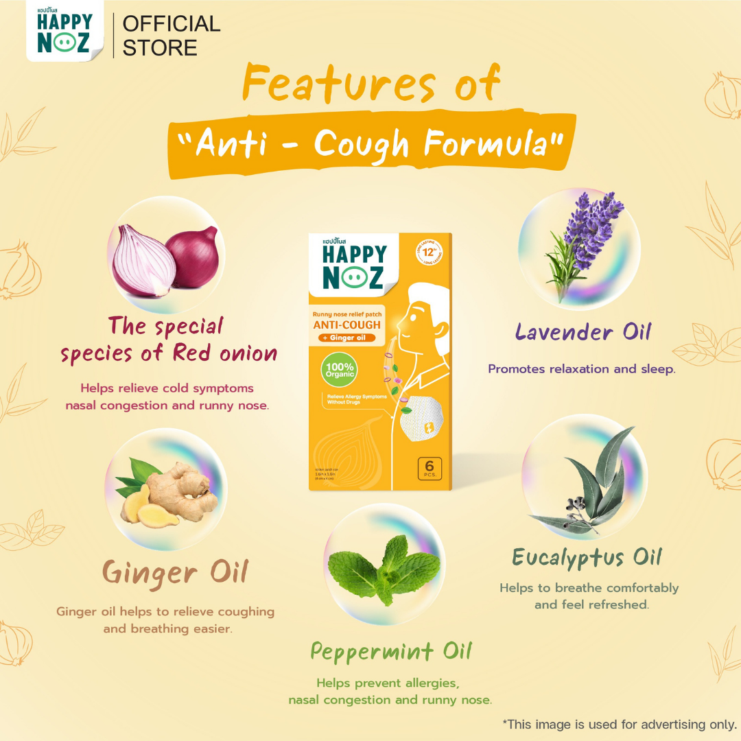 Happy Noz 100% Organic Onion Sticker for Adults