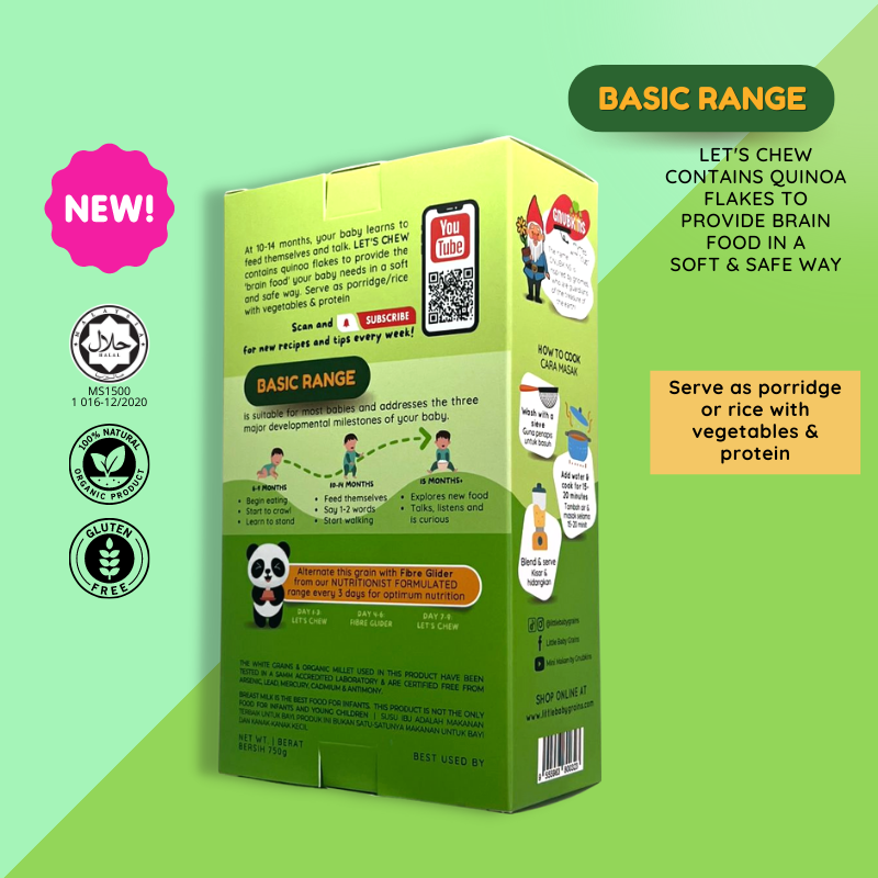 Gnubkins Basic Range - 100% Natural Grains for Kids