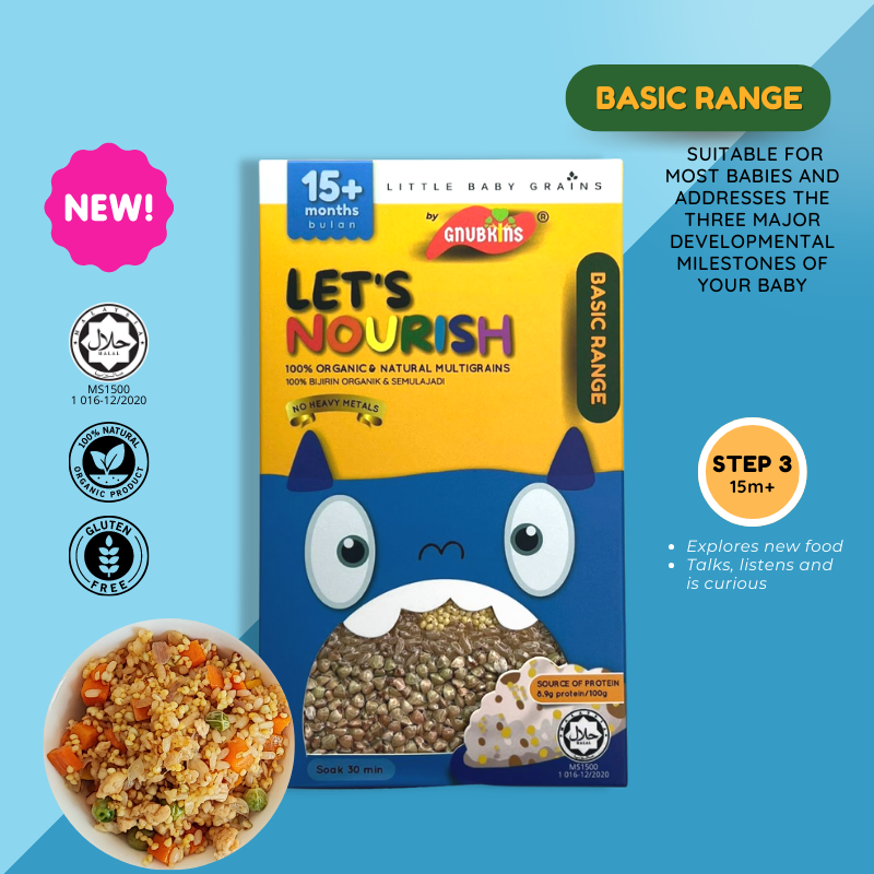 Gnubkins Basic Range - 100% Natural Grains for Kids