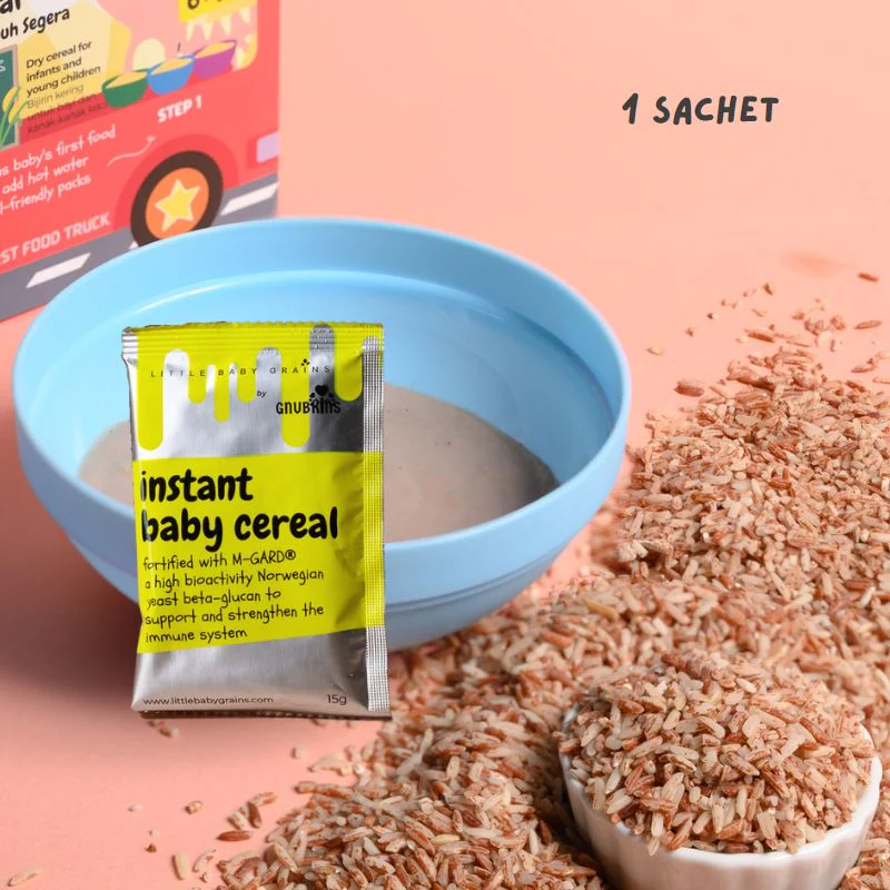 Gnubkins Premium Brown Rice Instant Wholegrain Baby Cereal
