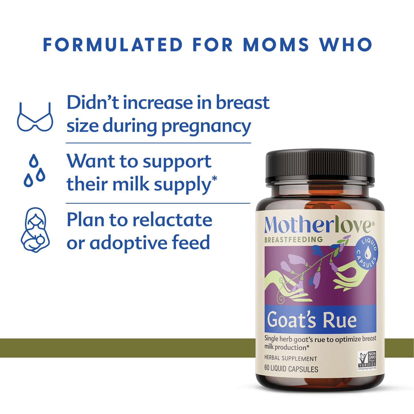 Motherlove Goat's Rue Liquid Capsules