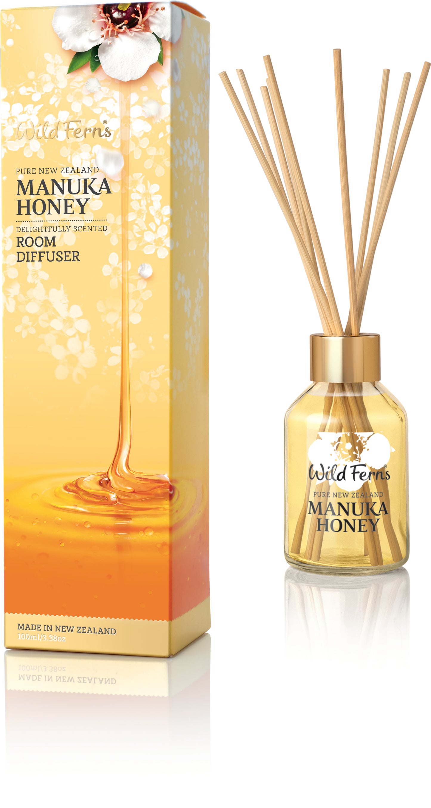 Wild Ferns Manuka Honey Room Diffuser (100ml)