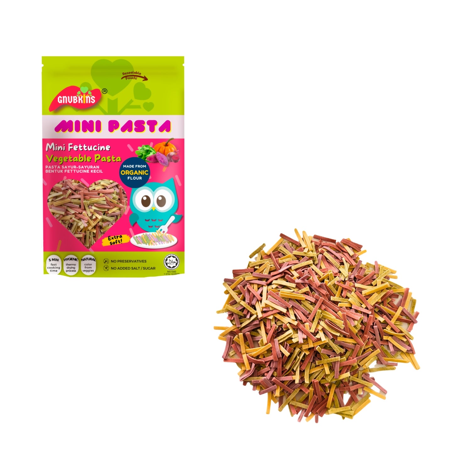 Gnubkins Mini Vegetable Pasta