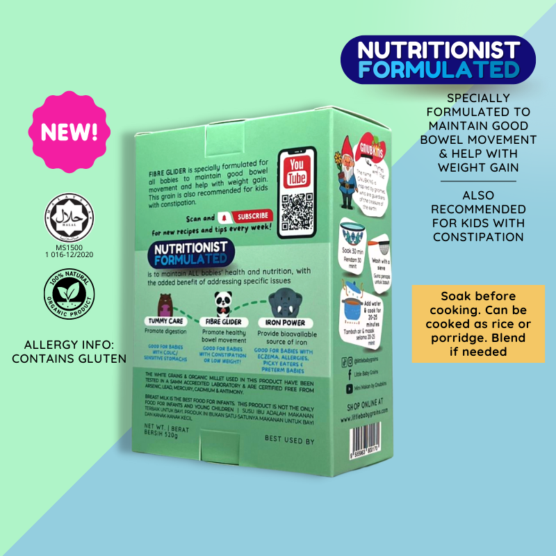 Gnubkins Nutritionist Formulated - 100% Organic Multigrains for Babies and Kids
