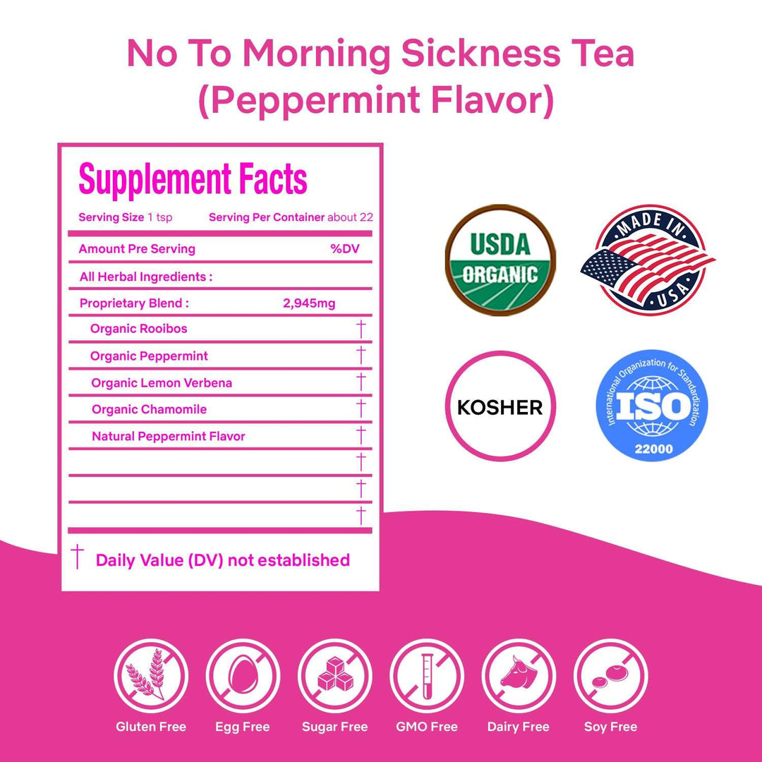 Secrets of Tea No To Morning Sickness Organic Tea