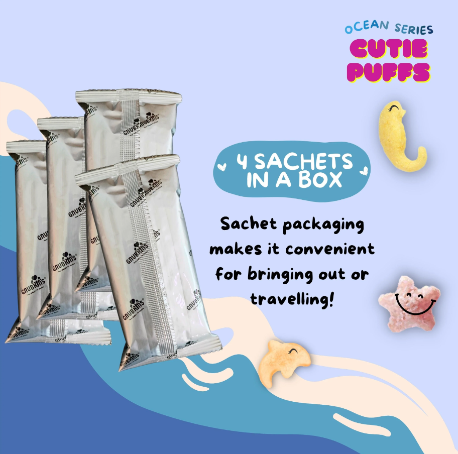 Gnubkins Ocean Series Organic Cutie Puffs