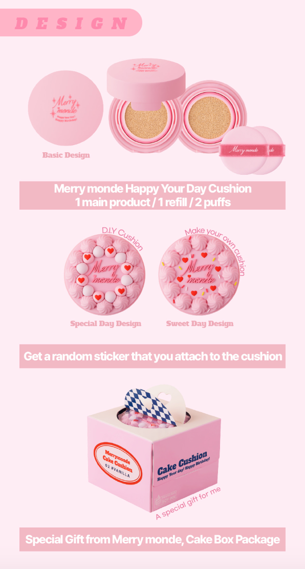 Merrymonde Happy Your Day Cushion