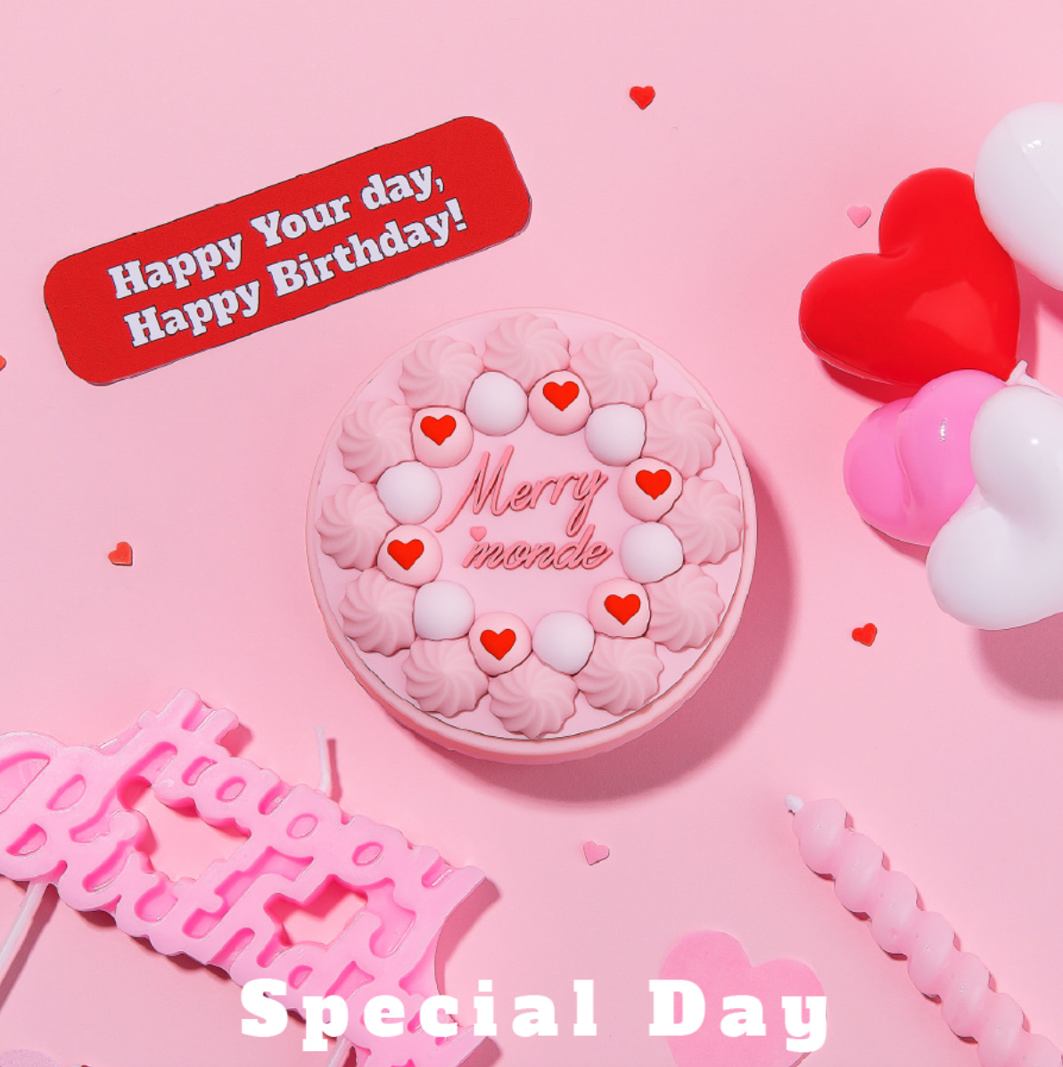 Merrymonde Happy Your Day Cushion