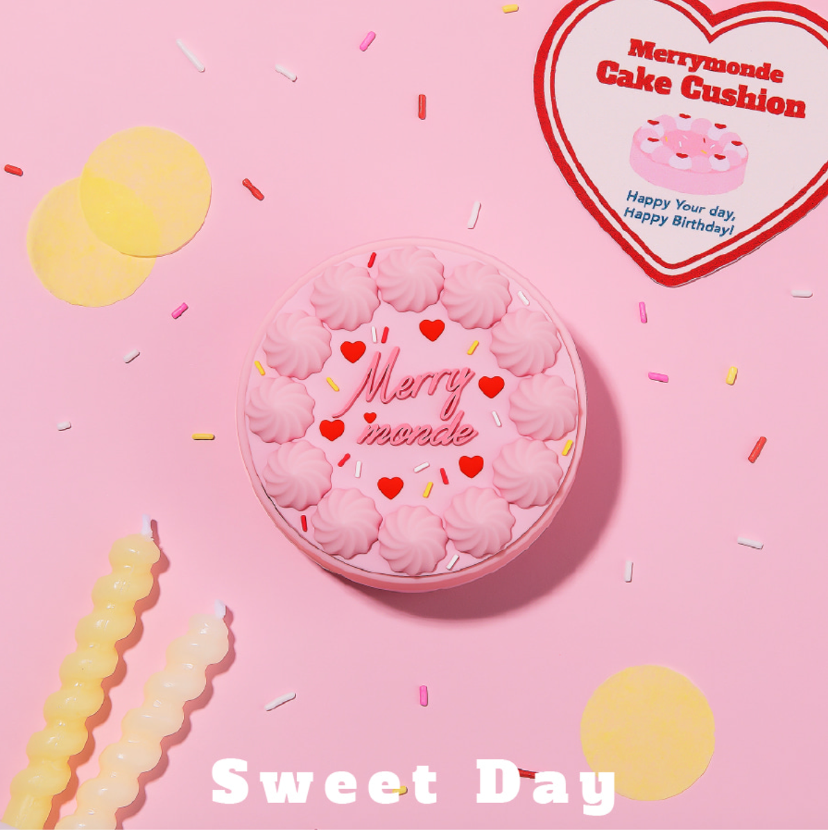 Merrymonde Happy Your Day Cushion