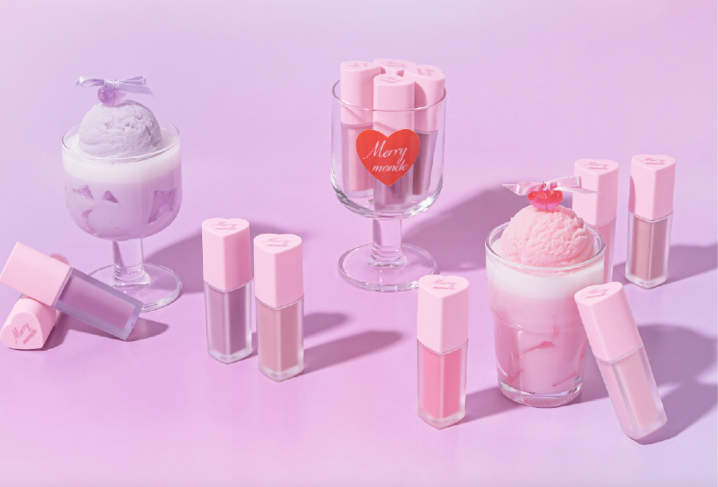 Merrymonde Milk Hear Tint Lip & Cheek