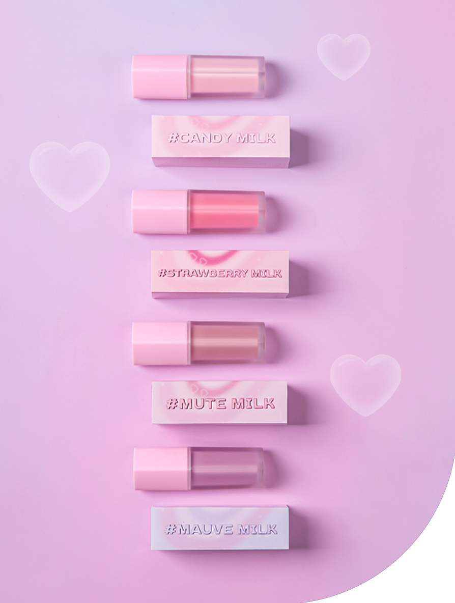 Merrymonde Milk Hear Tint Lip & Cheek