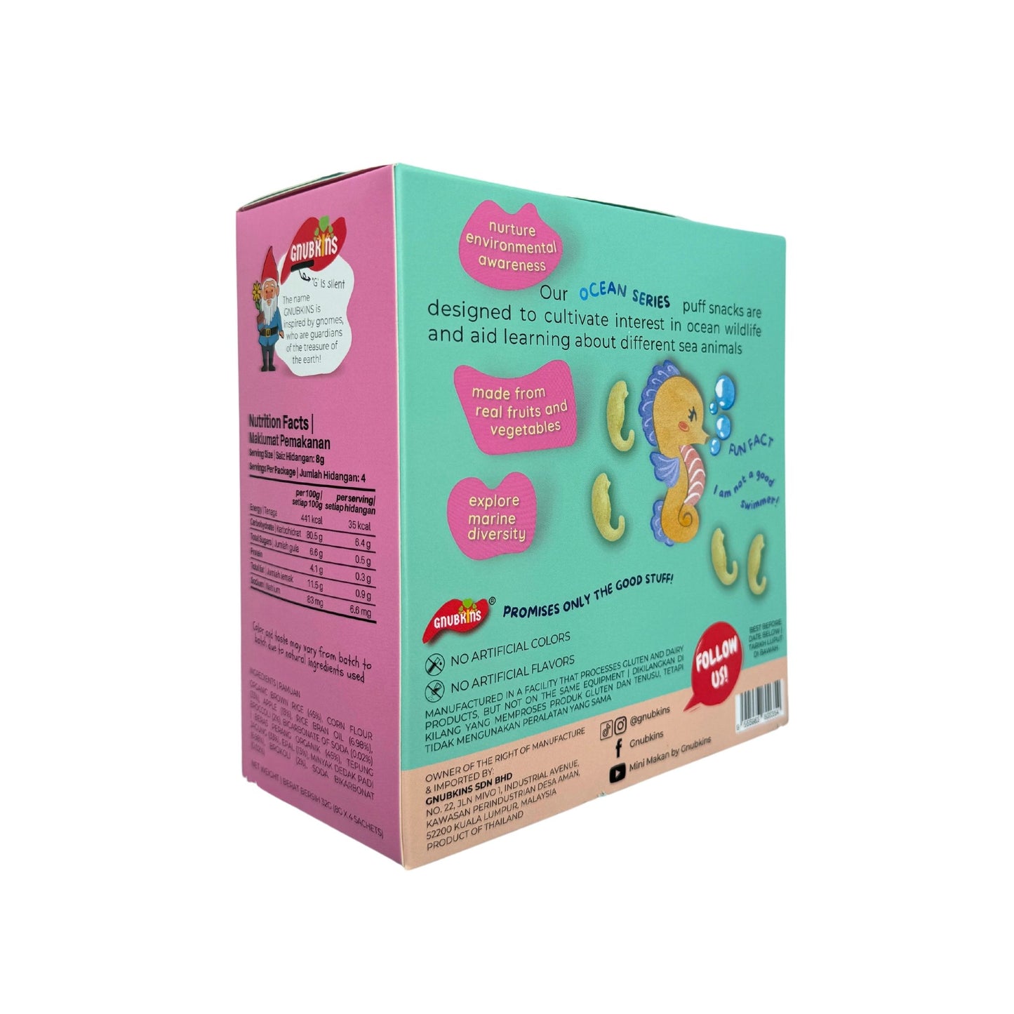 Gnubkins Ocean Series Organic Cutie Puffs