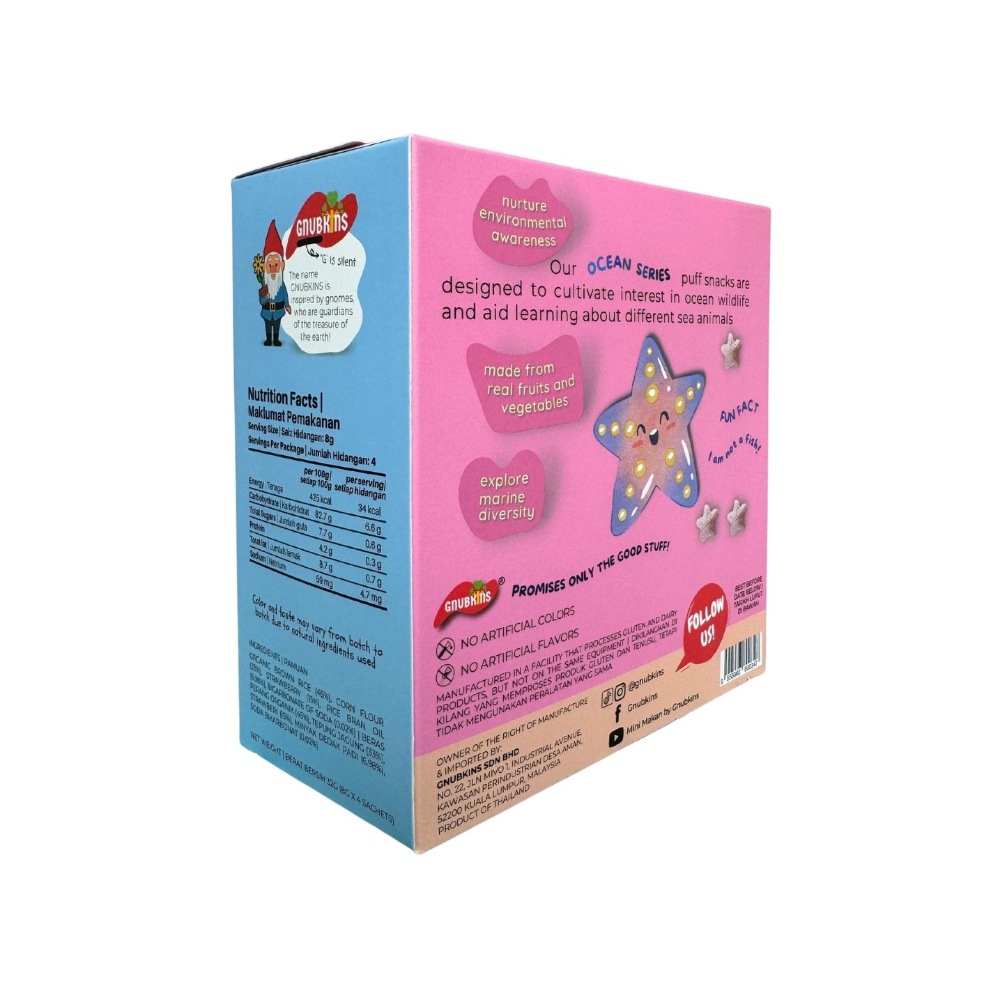 Gnubkins Ocean Series Organic Cutie Puffs