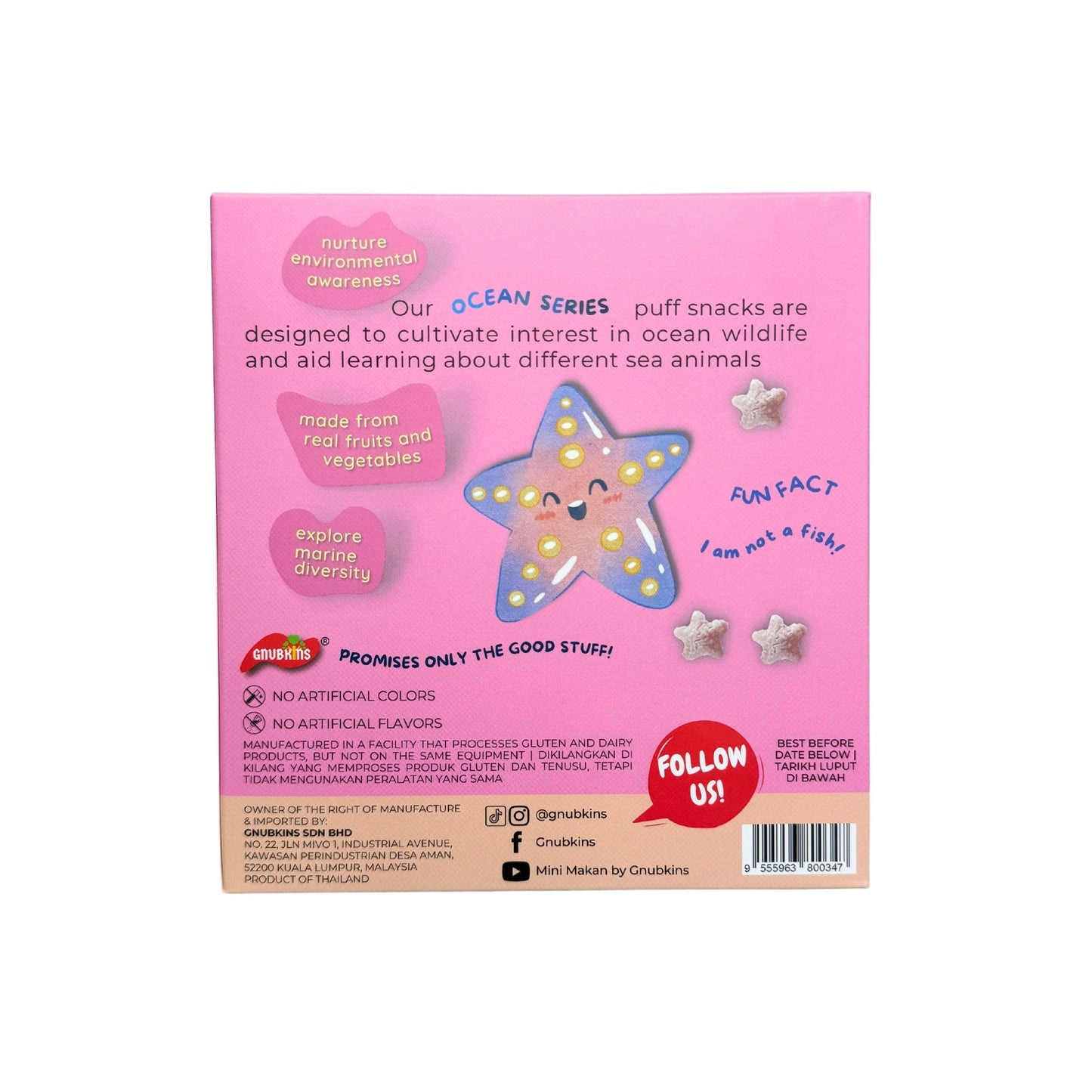 Gnubkins Ocean Series Organic Cutie Puffs