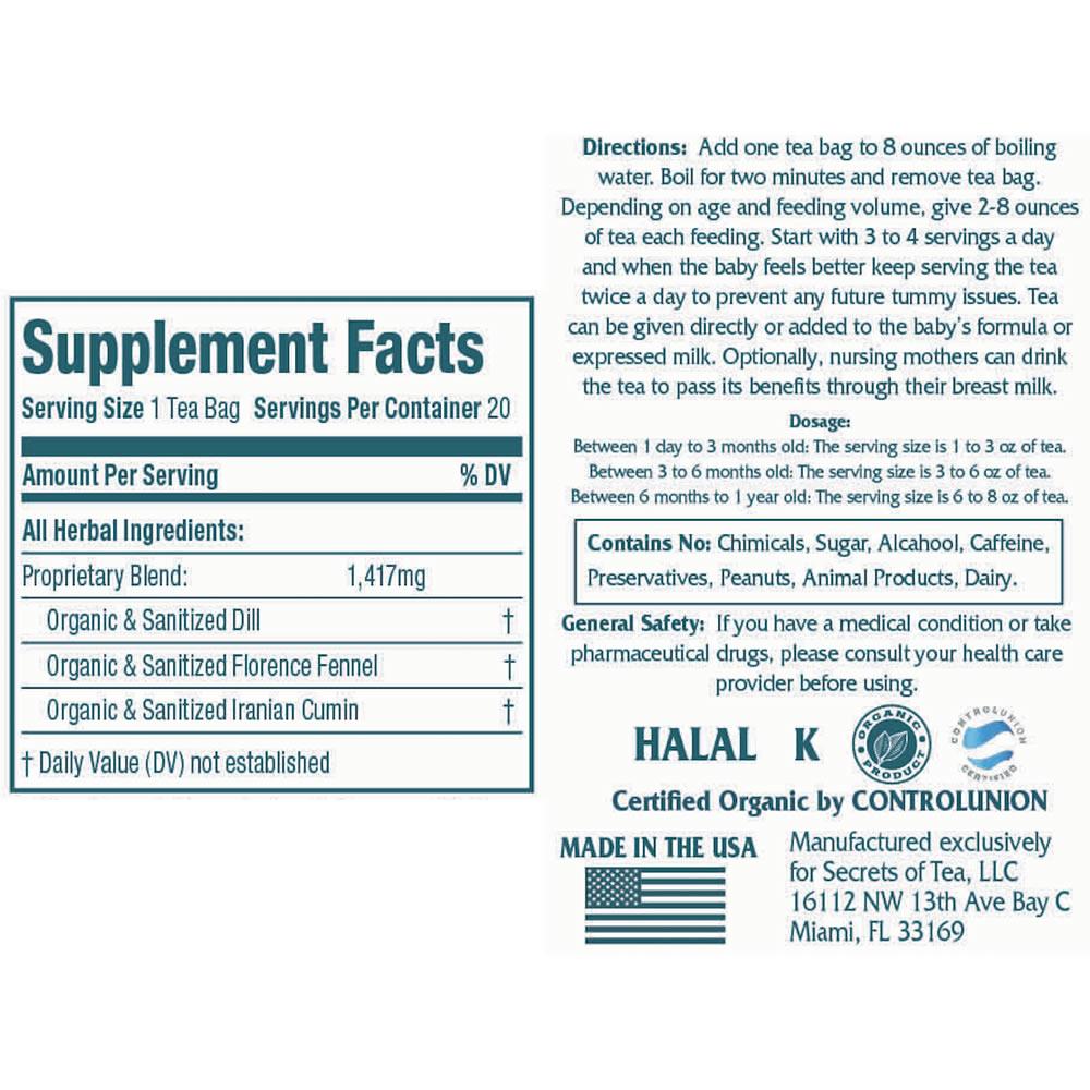 Secrets of Tea Baby Colic Relief Tea