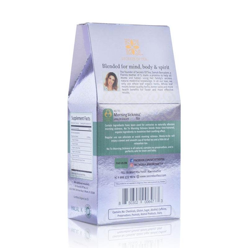 Secrets of Tea No To Morning Sickness Organic Tea