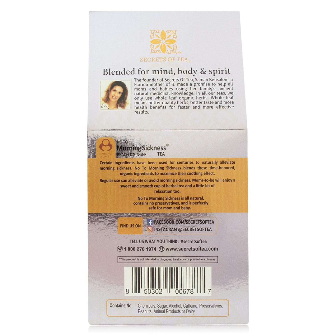 Secrets of Tea No To Morning Sickness Organic Tea
