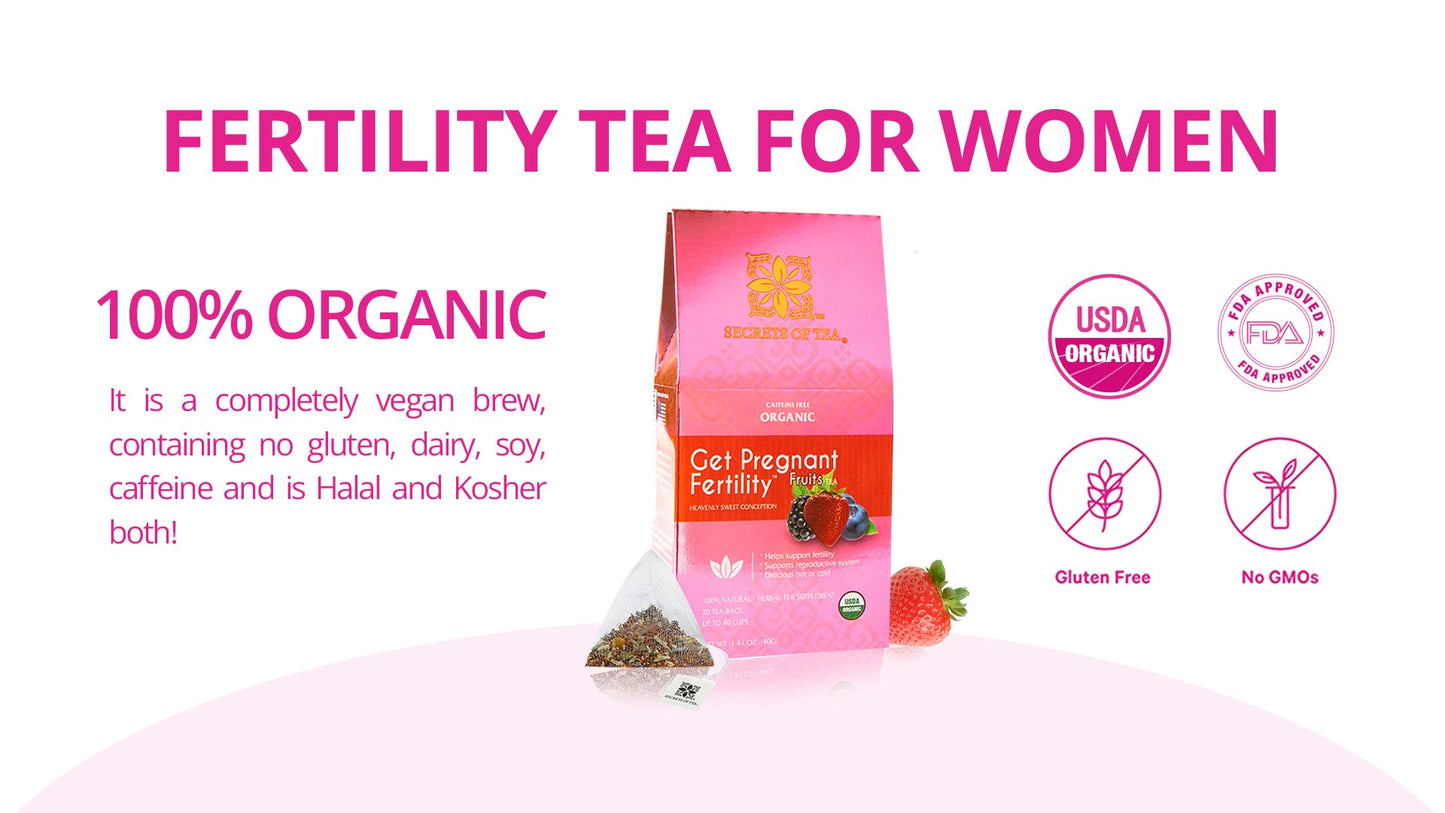 Secrets of Tea - Get Pregnant Fertility Tea