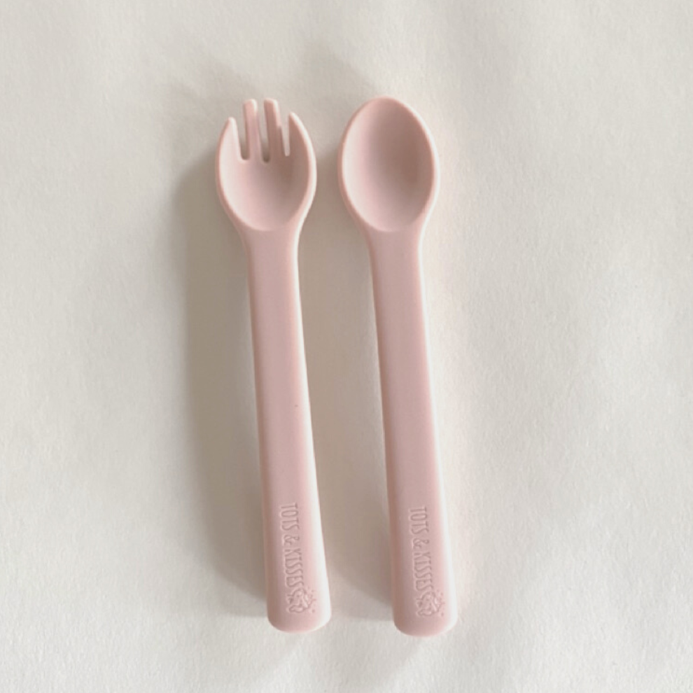 Tots & Kisses Spoon & Fork Set