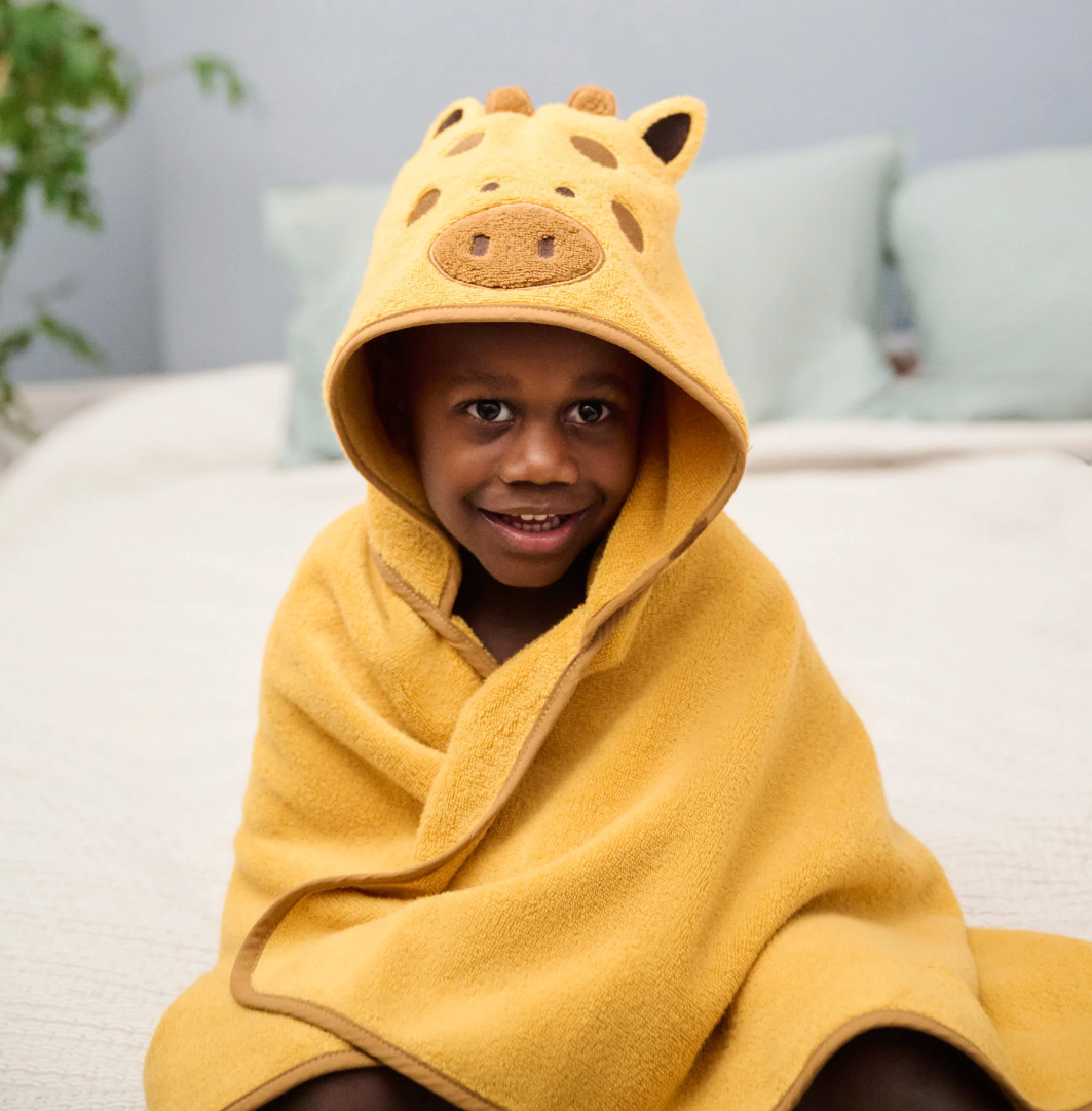 Baby Mori Kids Hooded Bath Towel - Animal Collection