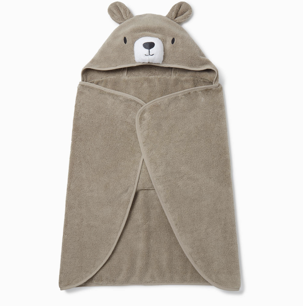 Baby Mori Kids Hooded Bath Towel - Animal Collection