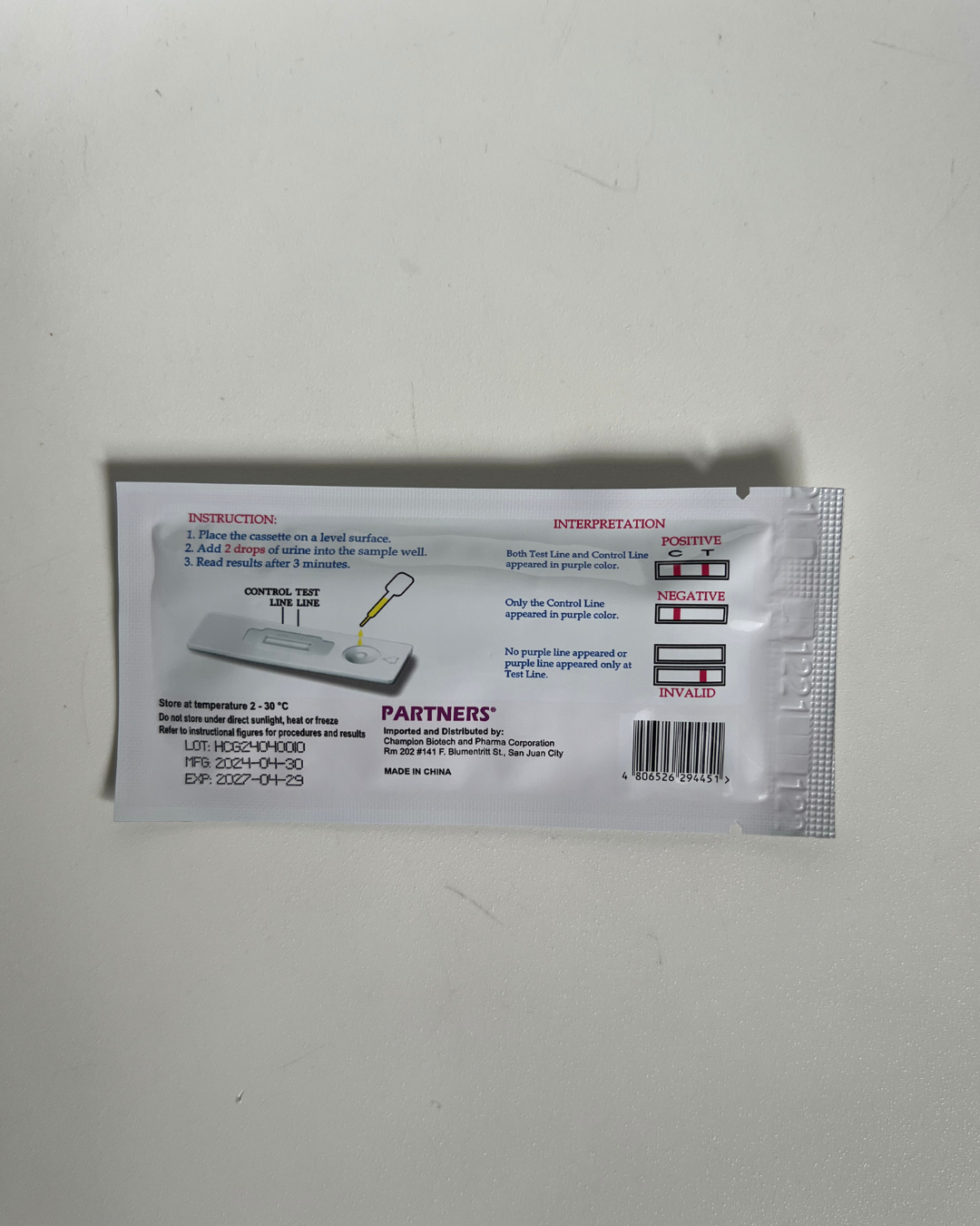 Pregnancy Test Kit