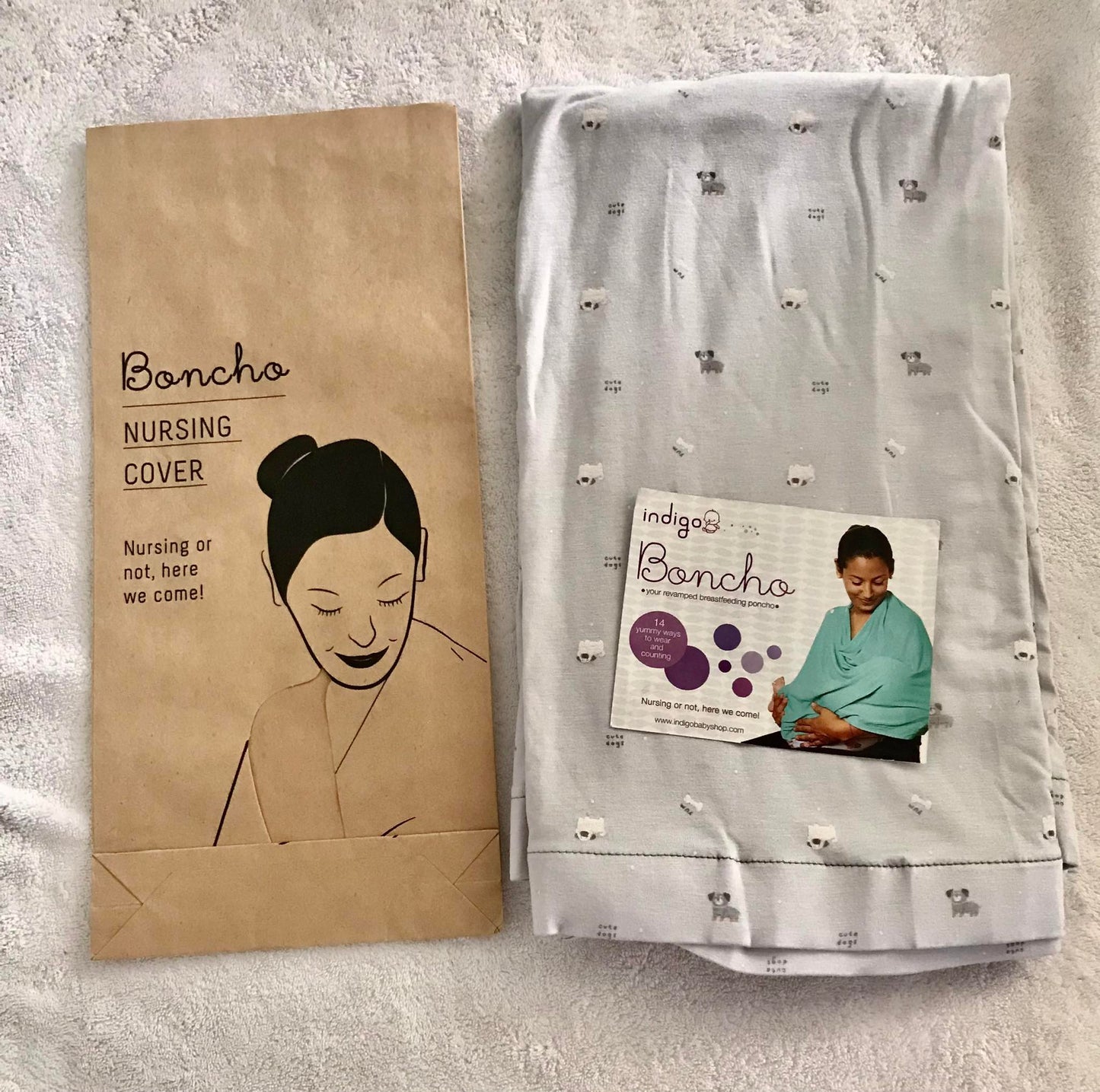 Indigo Baby Bonchos (Breastfeeding Ponchos)