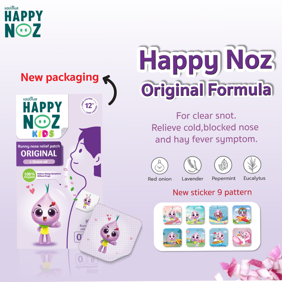 Happy Noz 100% Organic Onion Sticker for Kids