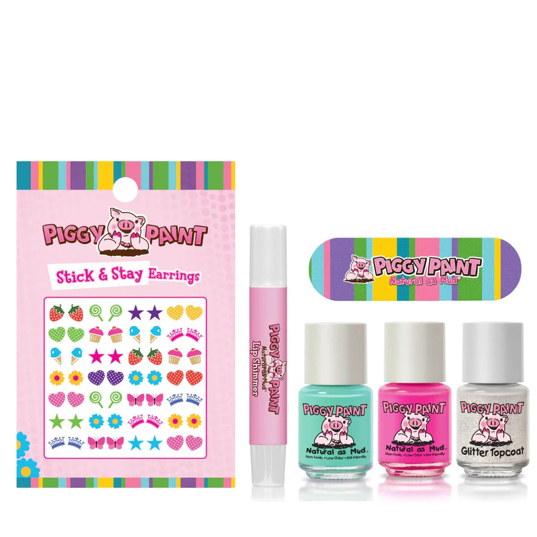 Piggy Paint All That Jazz (Nail Polish + Lip Shimmer + Hand Balm Gift Set)