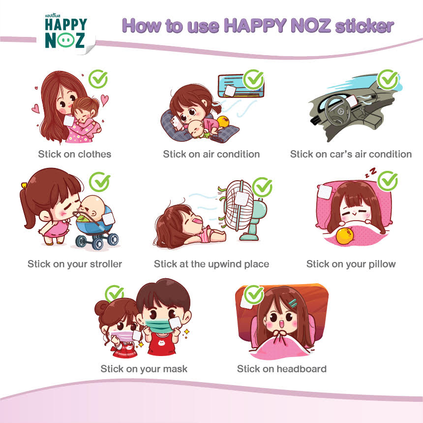 Happy Noz 100% Organic Onion Sticker for Kids