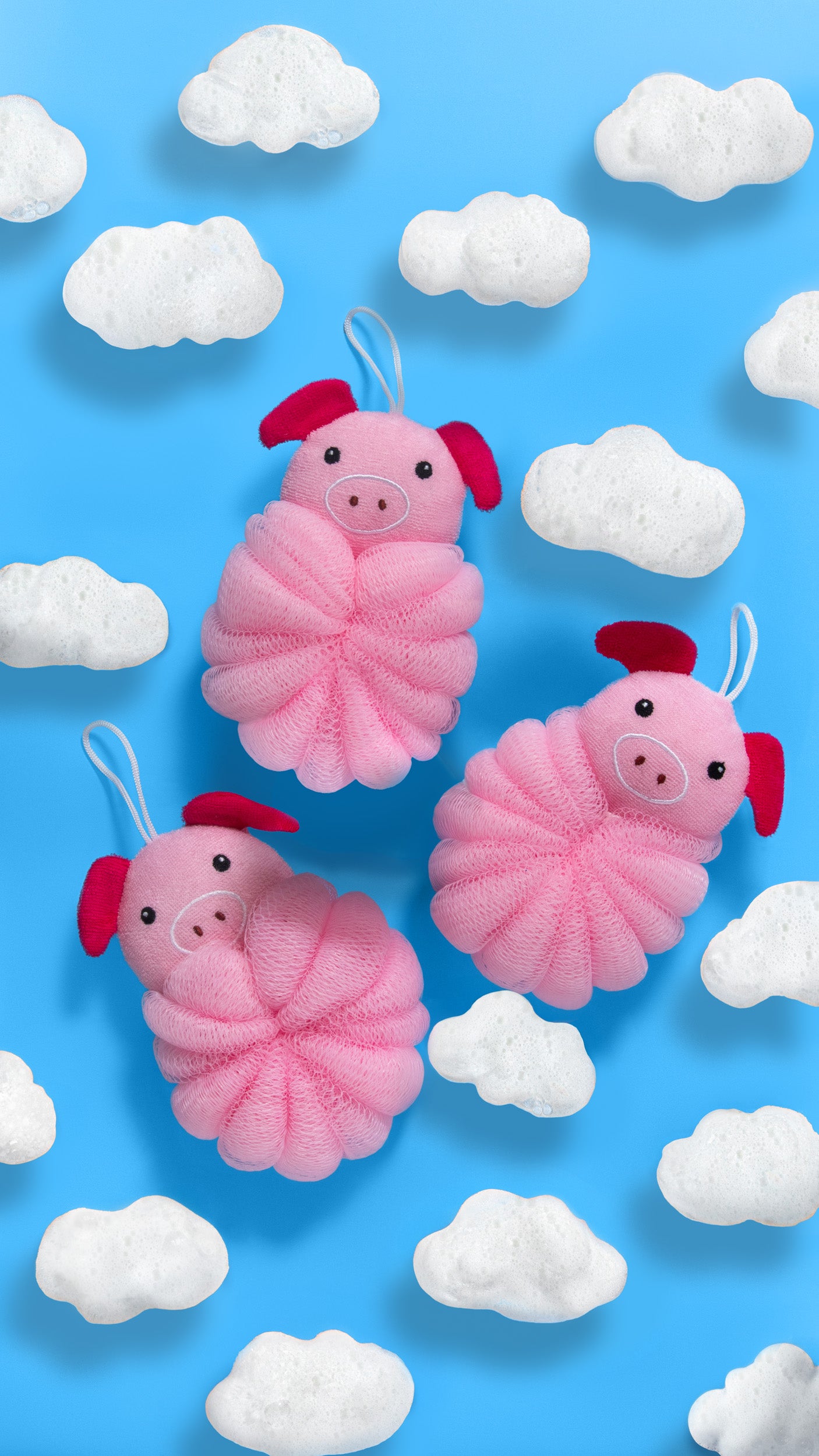 Piggy Paint Piggy Pouf Bath Loofah