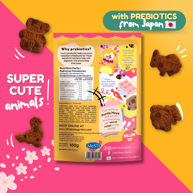 Gnubkins Prebiotic Cookies