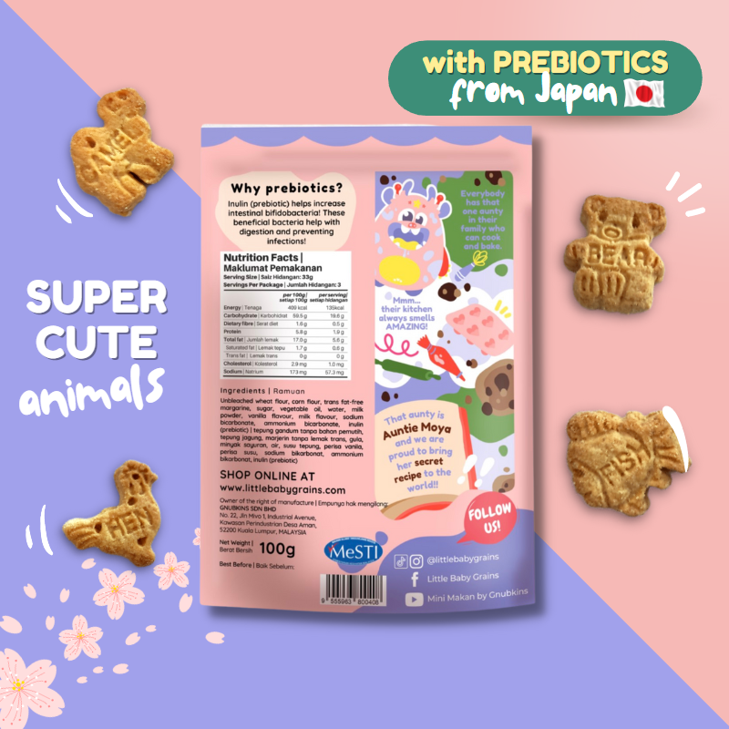 Gnubkins Prebiotic Cookies