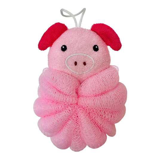 Piggy Paint Piggy Pouf Bath Loofah