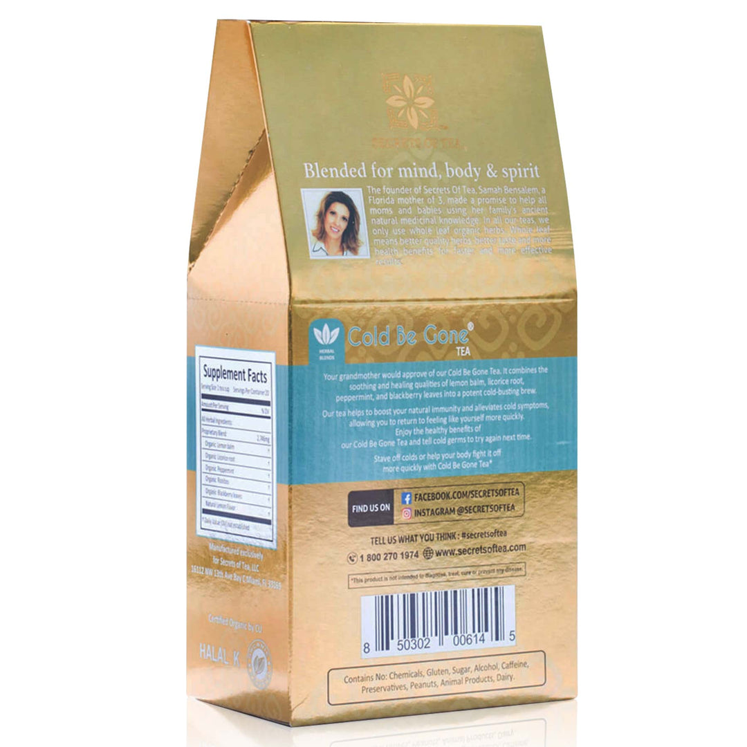 Secrets of Tea Cold Be Gone Tea