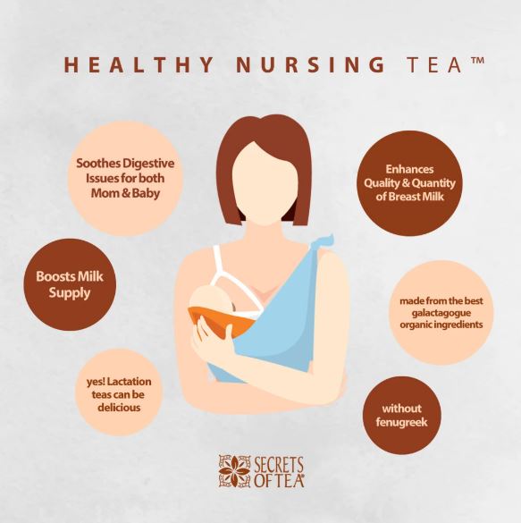 Secrets of Tea Healthy Nursing Lactation Organic Tea