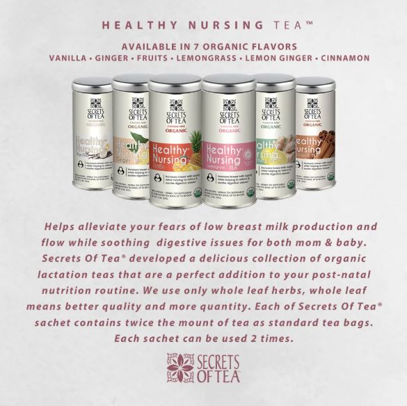 Secrets of Tea Healthy Nursing Lactation Organic Tea