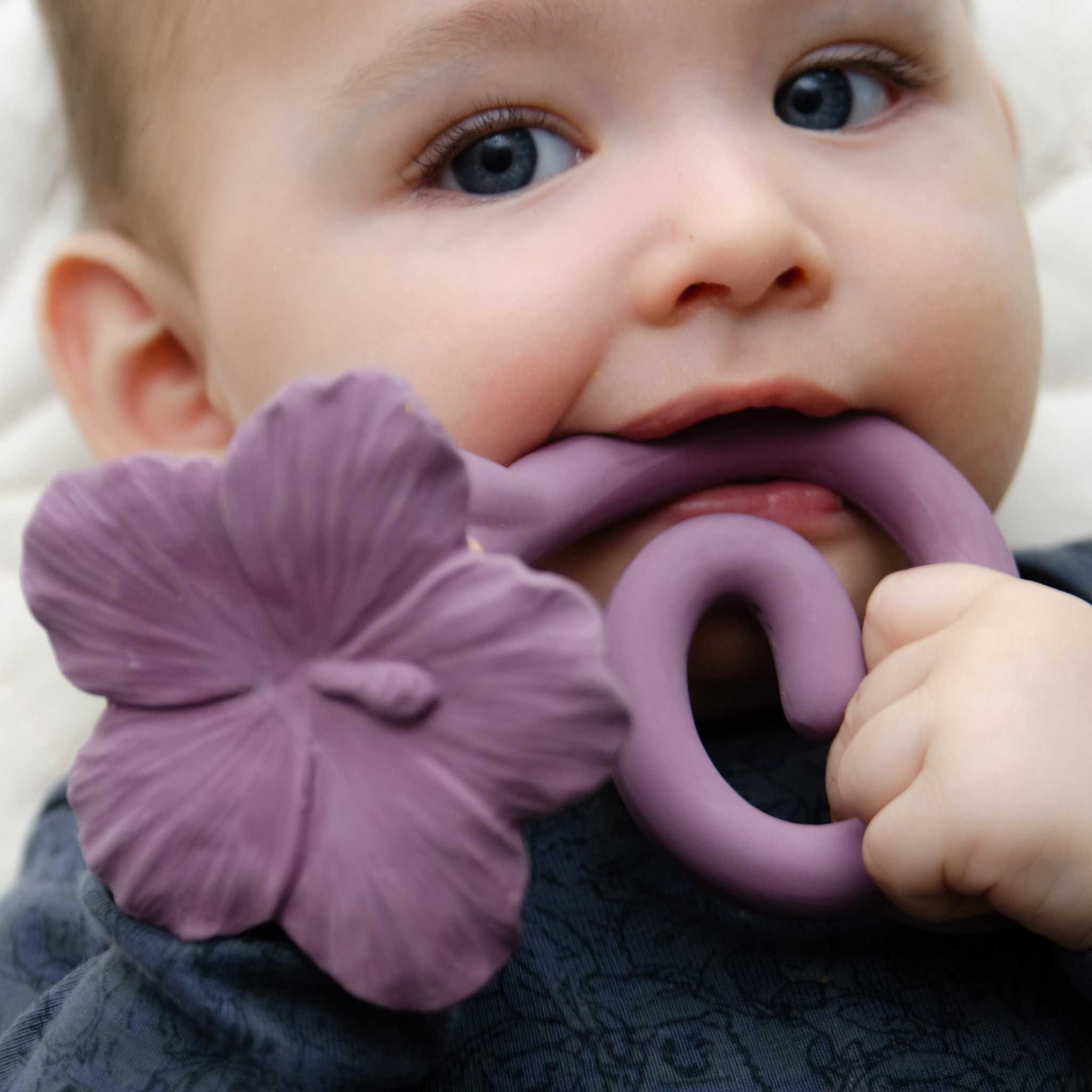 Natruba 100% Natural Rubber Baby Teether - Flower Collection