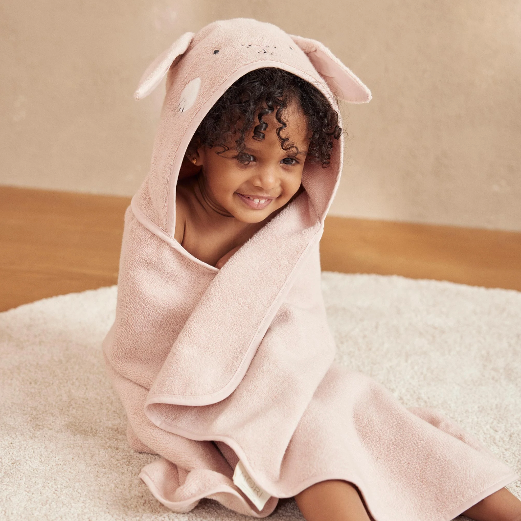 Baby Mori Kids Hooded Bath Towel - Animal Collection