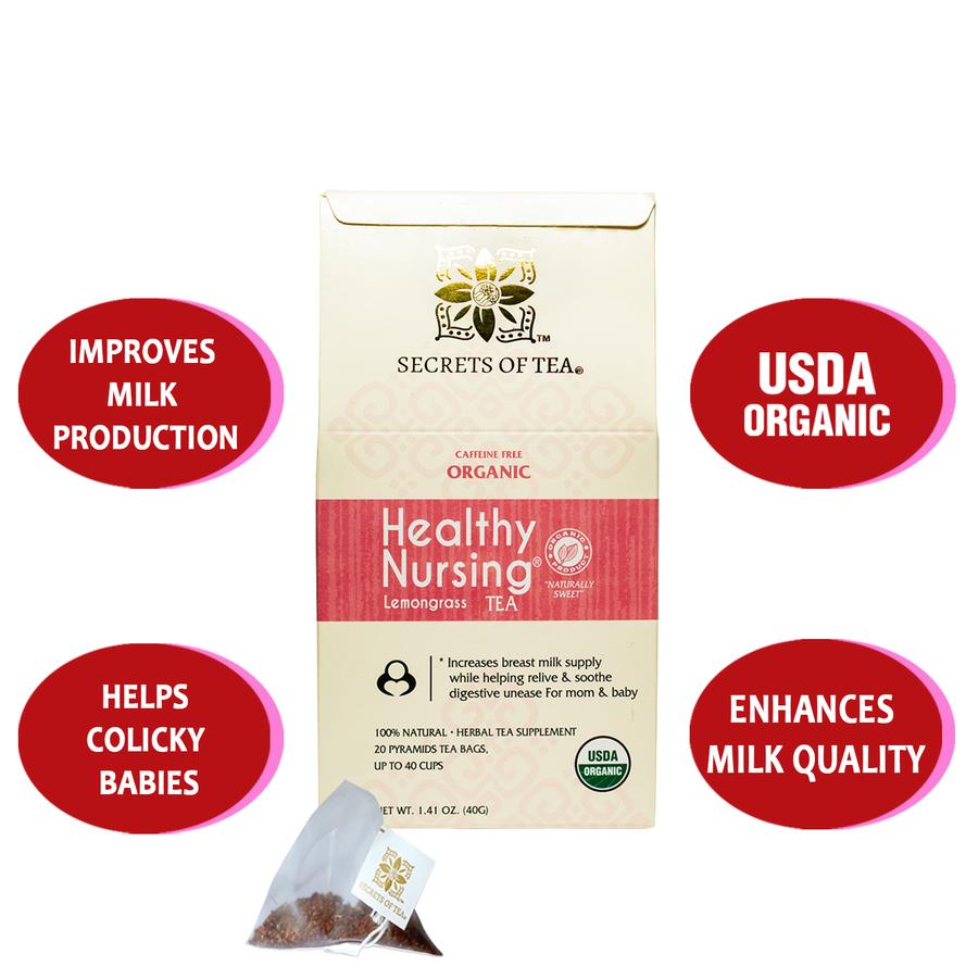 Secrets of Tea Healthy Nursing Lactation Organic Tea